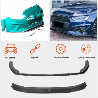 Lip delantero de parachoques Lip V2 (para S-Line Sedan 2019-2024, Carbono) foto 2