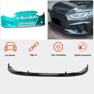 Lip delantero de paragolpes Lip V1 (para S-Line Sedan 2019-2024, Carbono) foto 2