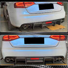 Audi A4 B8 2007-2015 Difusor Trasero V2 (para S4 2009-2012, Carbono) foto 6