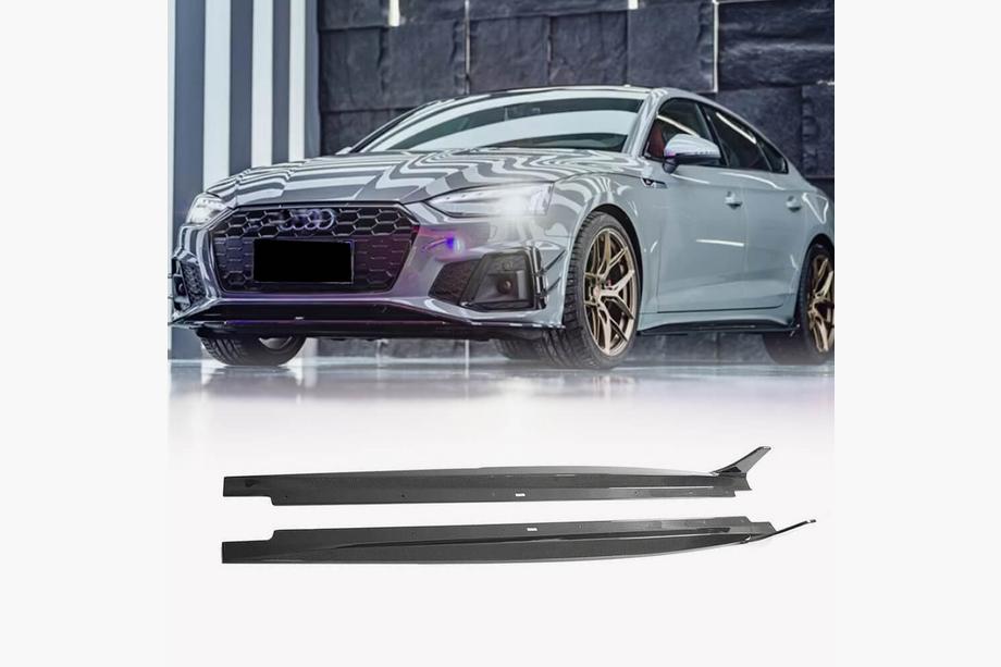 Audi A5 2016-2025 Faldones Laterales 2021-2025 V2 (para Sportback, Carbono) Image