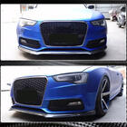 Audi A5 2007-2015 Lip delantero V1 para S-Line 2012-2015, Carbono foto 4