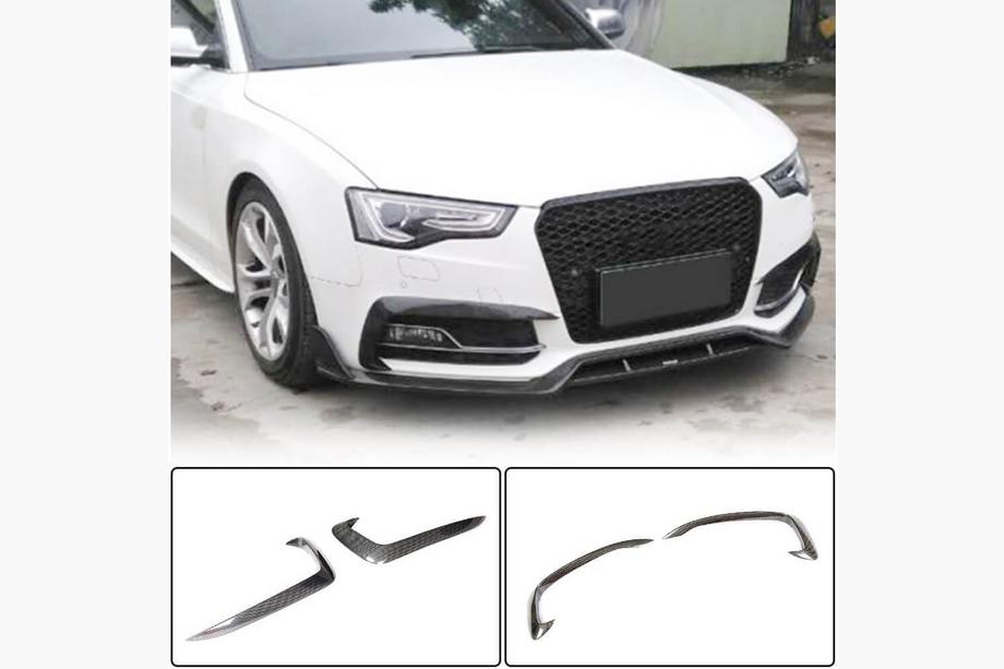 Audi A5 2007-2015 Cubiertas para faros antiniebla (para S-Line 2012-2015, Carbono) Image