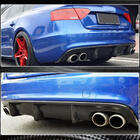 Audi A5 2007-2015 Difusor Trasero de Parachoques V1 (para S-Line 2012-2015, Carbono) foto 4