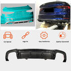 Audi A5 2016-2025 Difusor Trasero de Parachoques V2 (para S-Line 2016-2020, Carbono) foto 3