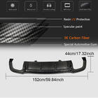 Audi A5 2016-2025 Difusor Trasero de Parachoques V2 (para S-Line 2016-2020, Carbono) foto 7