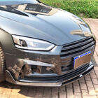 Audi A5 2016-2025 Labio Delantero V2 (para S-Line 2021-2025, Carbono) foto 2