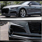 Audi A5 2016-2025 Extensiones Flap V2 para parachoques delantero (para S-Line 2016-2020, Carbono) foto 5
