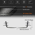 Audi A5 2016-2025 Extensiones Flap V2 para parachoques delantero (para S-Line 2016-2020, Carbono) foto 6