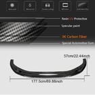 Audi A5 2016-2025 Labio Parachoques Delantero V3 (para S-Line 2021-2025, Carbono) foto 4