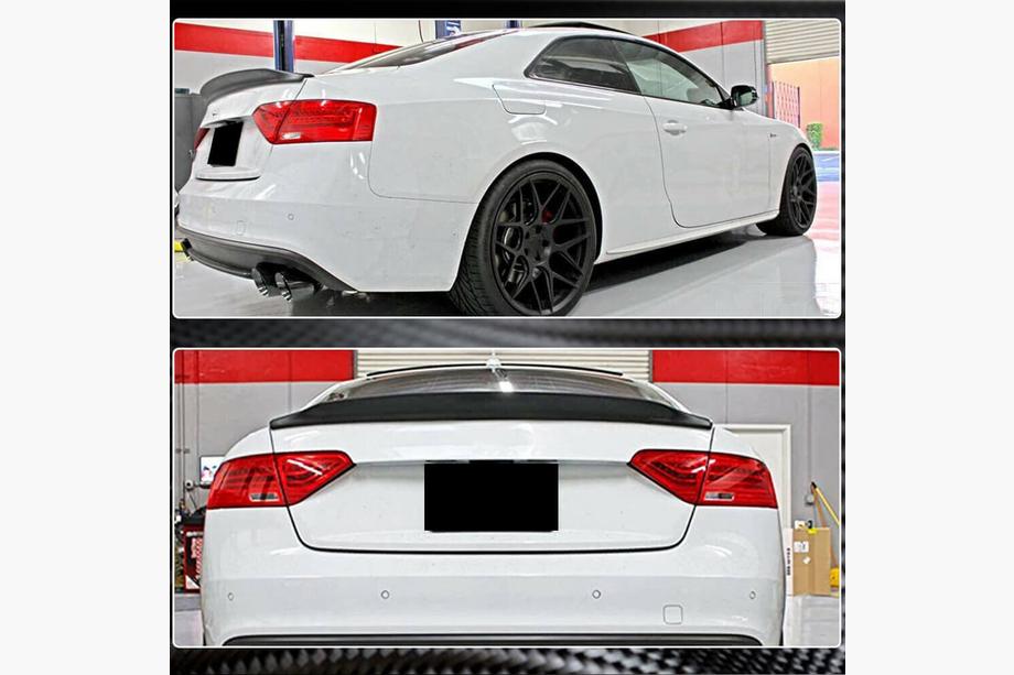 Audi A5 2007-2015 Alerón V1 (para Coupe, Carbono) Foto 4