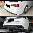 Audi A6 C7 2011-2017 Difusor de parachoques trasero (para S-Line Avant 2014-2018, Carbono) foto 5