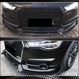 Lip Frontal Paragolpes Carbono V1 para S-Line 2014-2018 foto 3