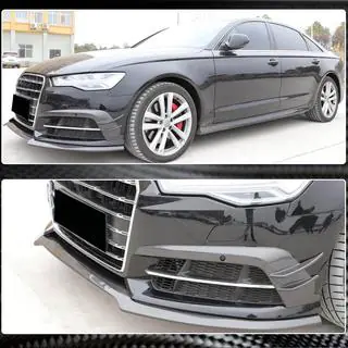 Lip Frontal Paragolpes Carbono V3 para S-Line 2014-2018 foto 3