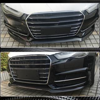 Lip Frontal Paragolpes Carbono V3 para S-Line 2014-2018 foto 4