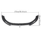 Audi TT 2006-2014 Lip delantero V1 para parachoques (2006-2010, Carbono) foto 5