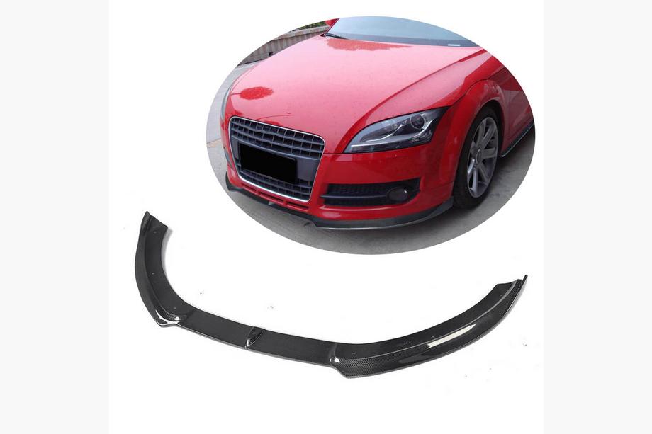 Audi TT 2006-2014 Lip delantero V1 para parachoques (2006-2010, Carbono) Image