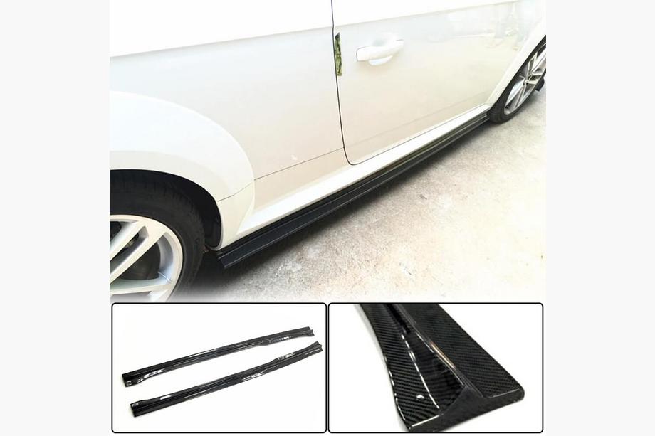 Audi TT 2014-2023 Faldones Laterales (para Base, Carbon) Image