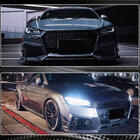 Audi TT 2014-2023 Splitter delantero para parachoques (para RS, 2016-2019, Carbono) foto 5