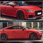 Audi TT 2014-2023 Apliques laterales para parachoques delantero (para RS, 2016-2019, Carbono) foto 4