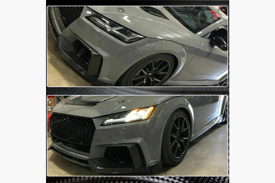 Audi TT 2014-2023 Cubiertas para faros antiniebla (para RS, 2016-2019, Plástico) Foto 5