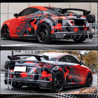 Extensiones Flap para Parachoques Trasero (para S-line/TTS/TTRS, 2014-2019, Carbono) foto 4
