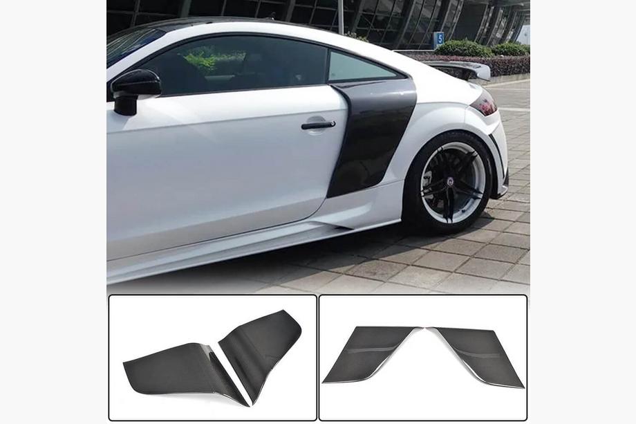Audi TT 2006-2014 Cubiertas de panel trasero lateral de carbono (Coupé) Foto 2
