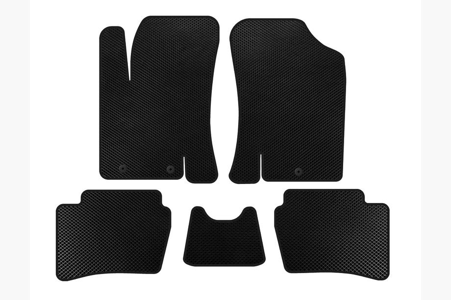 Hyundai I-20 2008-2012 Alfombrillas EVA (HB, Negro) Image