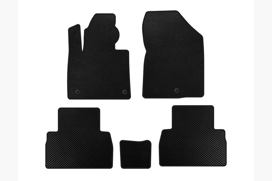 Hyundai Santa Fe 4 2018-2023 Alfombrillas EVA (2018-2020, Negro) Image