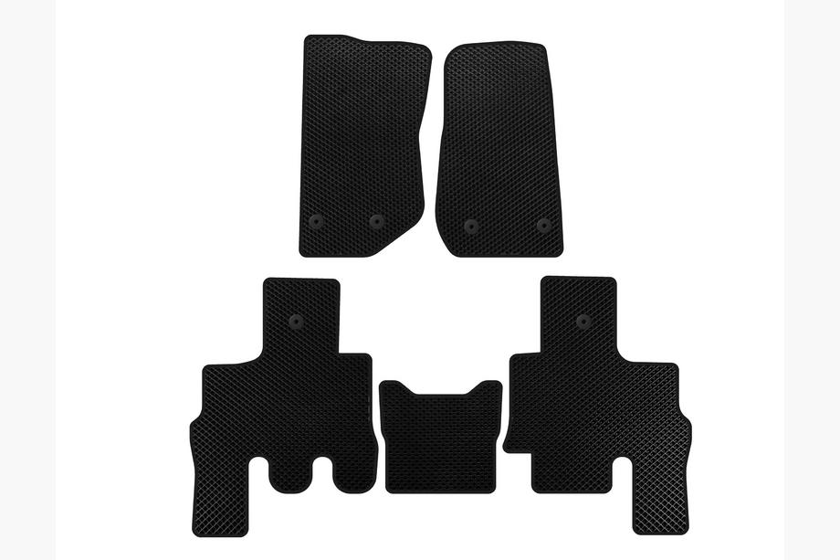 Jeep Wrangler 2007-2017 Alfombrillas EVA (negras) Image