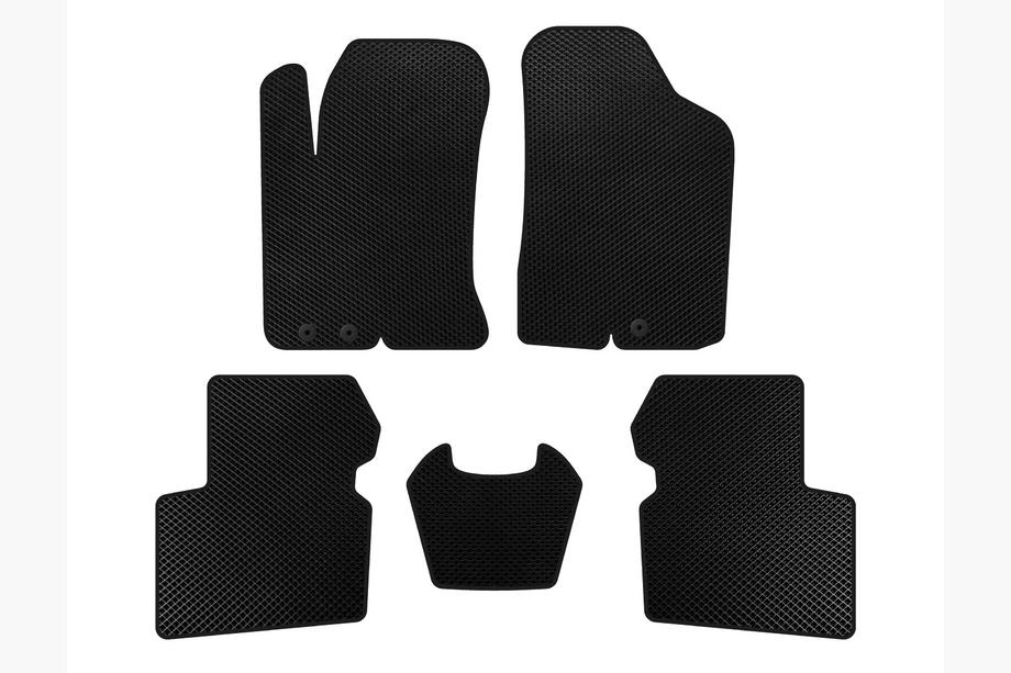 Kia Cerato 2 2010-2013 Alfombrillas EVA (SD, Negro) Image