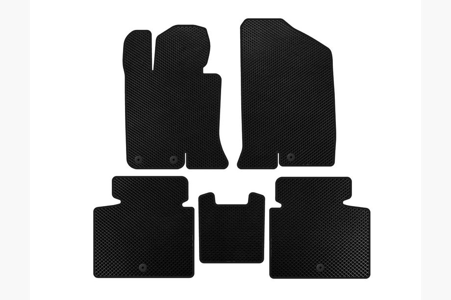 Kia Optima 2010-2016 Alfombrillas EVA V-2 (SD, Negro) Image