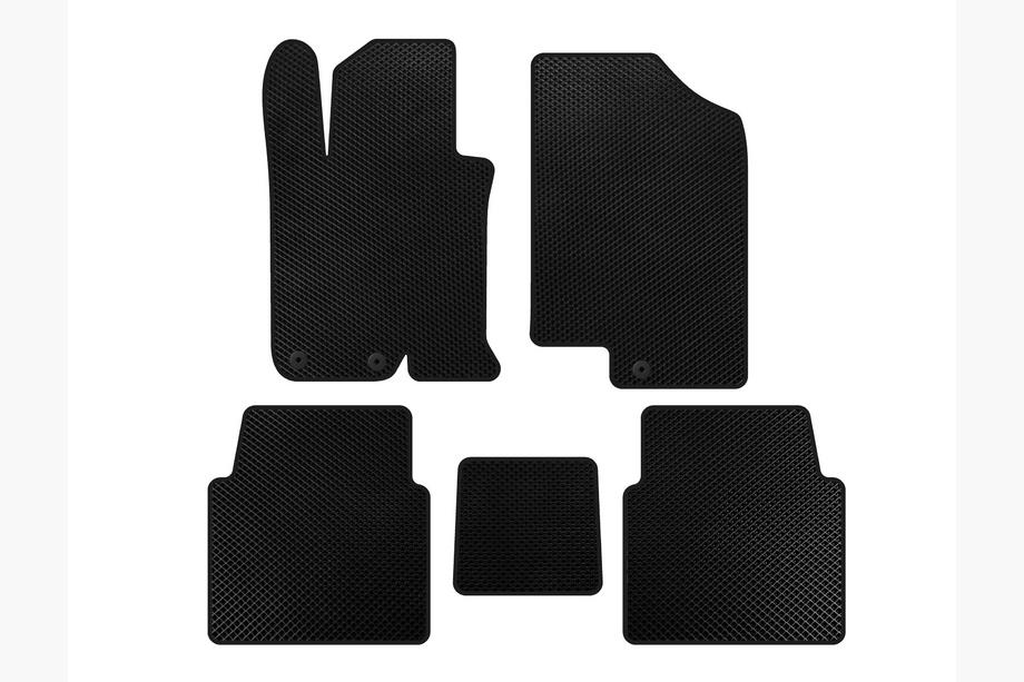 Kia Optima 2010-2016 Alfombrillas EVA V-1 (SD, Negro) Image