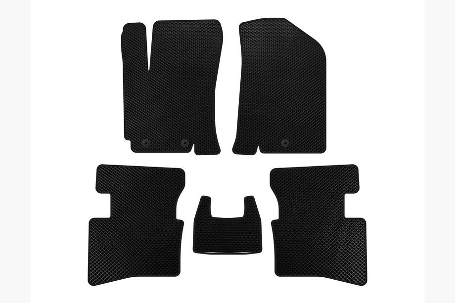 Kia Rio 2012-2017 Alfombrillas EVA V2 (Negro) Image