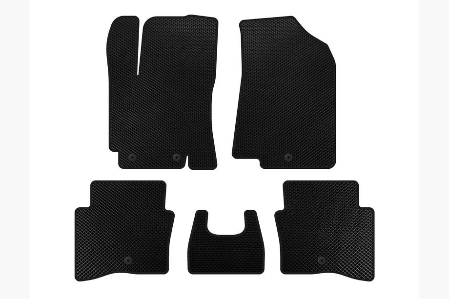 Kia Rio 2012-2017 Alfombrillas EVA (SD, Negro) Image