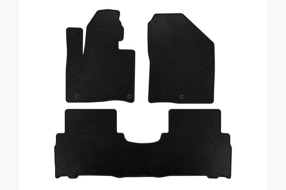 Kia Sorento III UM 2014-2020 Alfombrillas EVA (2014-2018, 5 plazas, Negro) Foto 1