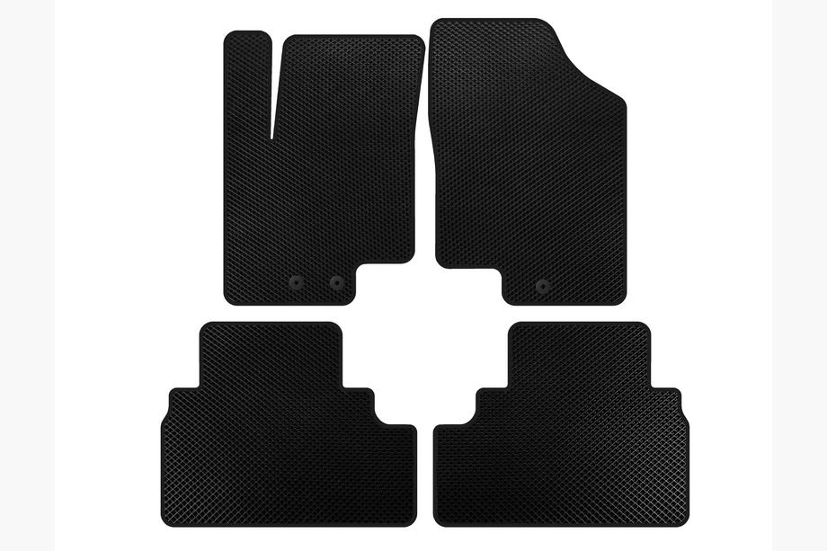 Kia Venga 2010-2019 Alfombrillas EVA (negras) Image
