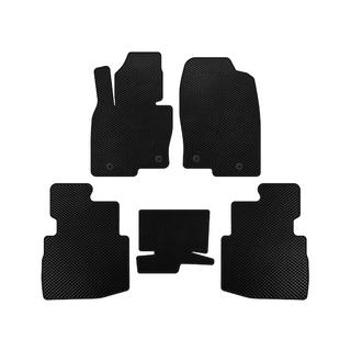 Alfombrillas EVA (2 Filas, 7 Plazas, Negro)