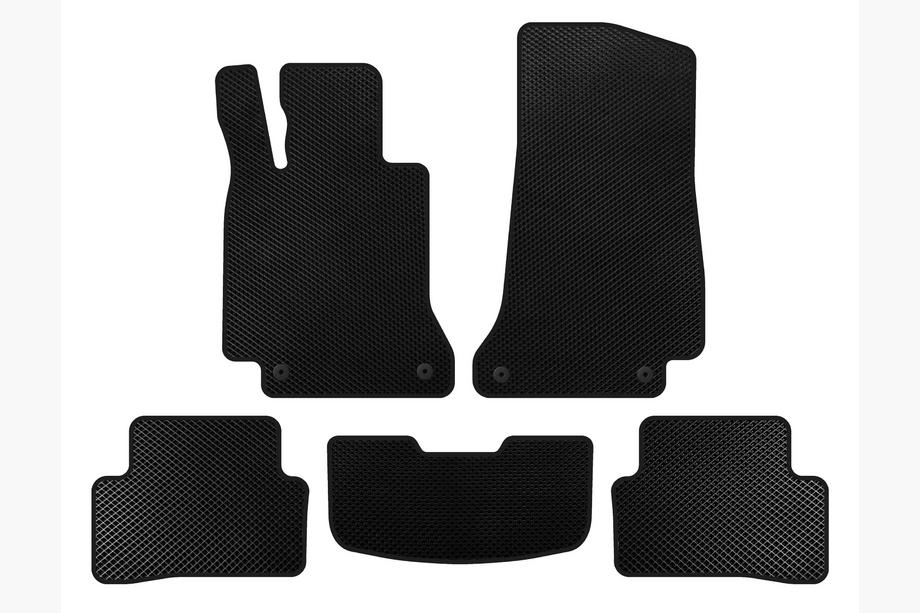 Mercedes C-class W205 2014-2021 Alfombrillas EVA (SD, Negro) Image