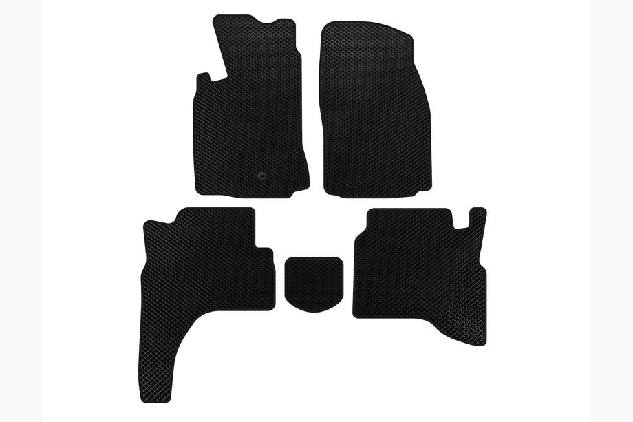 Mitsubishi Pajero Sport 1996-2007 Alfombrillas EVA (Negro) Image