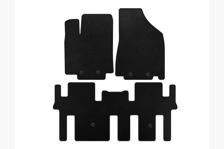 Nissan Pathfinder R52 2012-2021 Alfombrillas EVA (2 Filas, Negro) Image