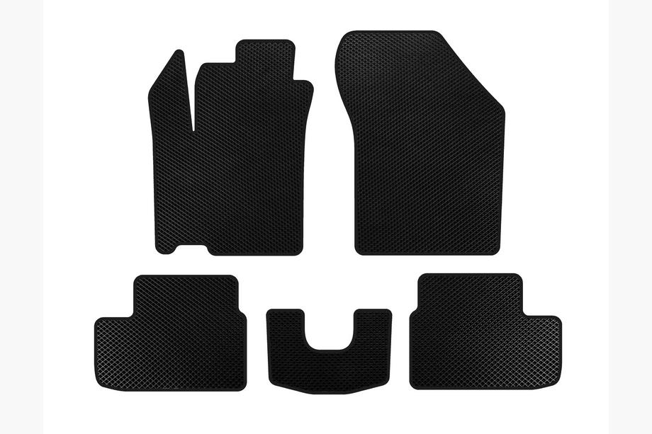 Opel Agila 2007-2015 Alfombrillas EVA (HB, Negro) Image