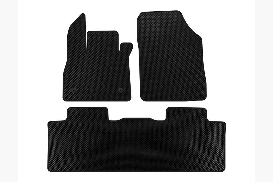 Renault Espace 2014- Alfombrillas EVA (5 plazas, Negro) Image