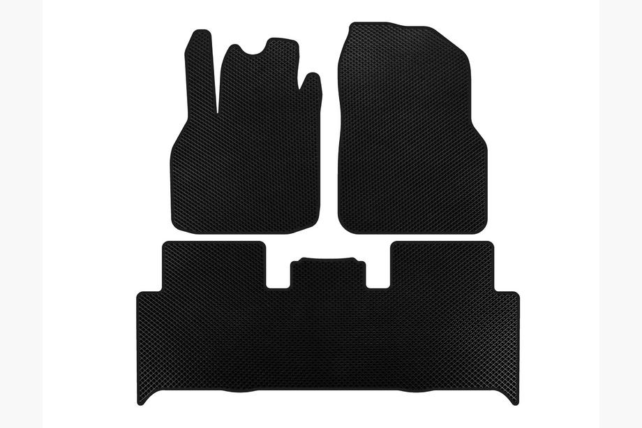 Renault Scenic/Grand 2003-2009 Alfombrillas EVA (2 Filas, Negras) Image
