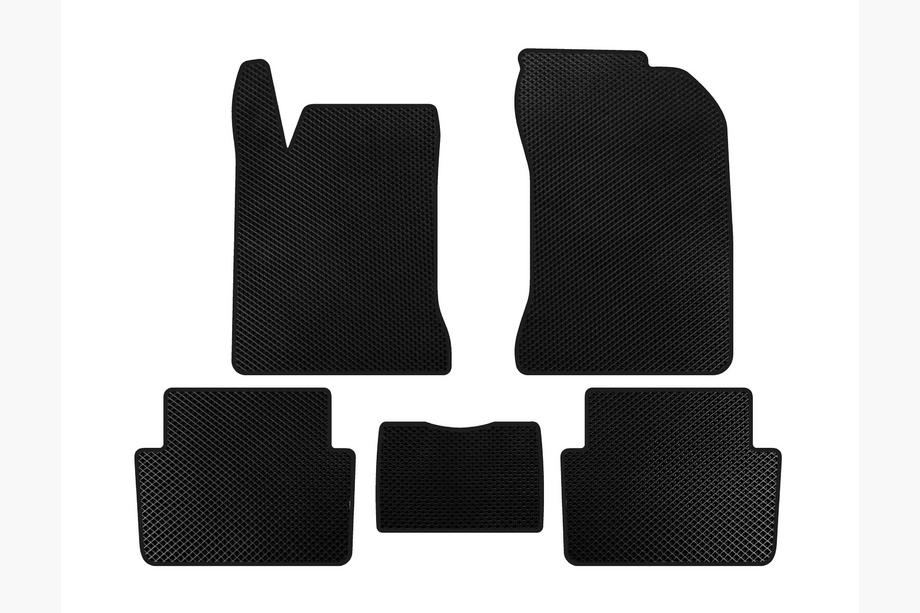 Renault Laguna 2001-2007 Alfombrillas EVA (SW, Negro) Image