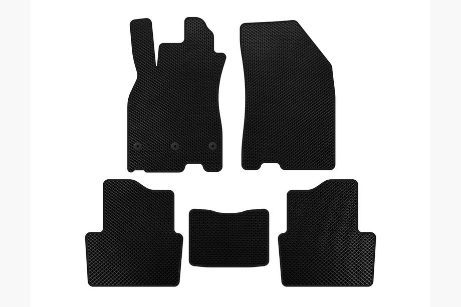Renault Megane III 2009-2016 Alfombrillas EVA (SD, Negro) Image