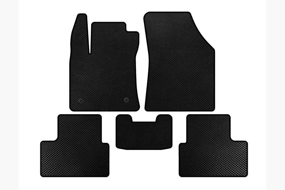 Renault Megane IV 2016-2025 Alfombrillas EVA (SD, Negro) Image