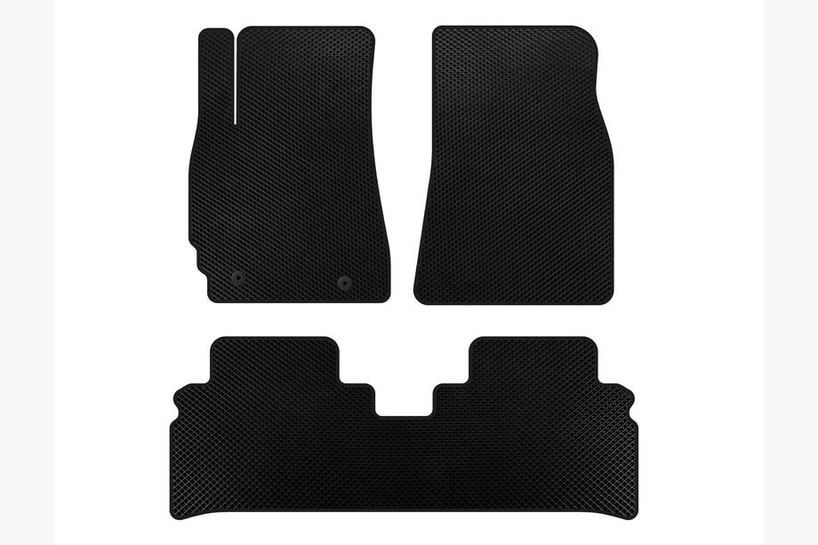 Toyota Highlander 2000-2008 Alfombrillas EVA (negras) Image