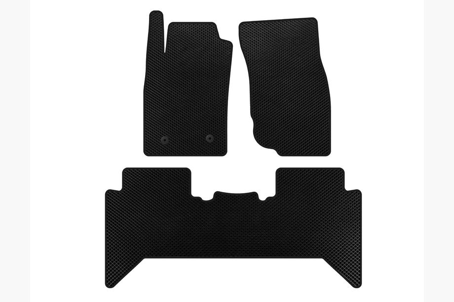 Toyota Hilux 2006-2015 Alfombrillas EVA V2 (negras) Image