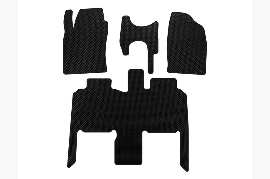 Toyota Previa 2000-2006 Alfombrillas EVA (Negro) Image