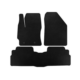 Alfombrillas EVA (2 Filas, 7 Plazas, Negro)